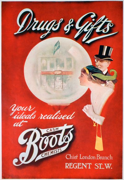 A Boots the Chemists hirdetése, 1913 alkotó: Unbekannt