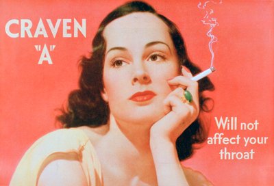 Craven A cigaretta reklámja, 1939 alkotó: Unbekannt