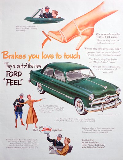 Ford autók hirdetése, 1949 alkotó: Unbekannt