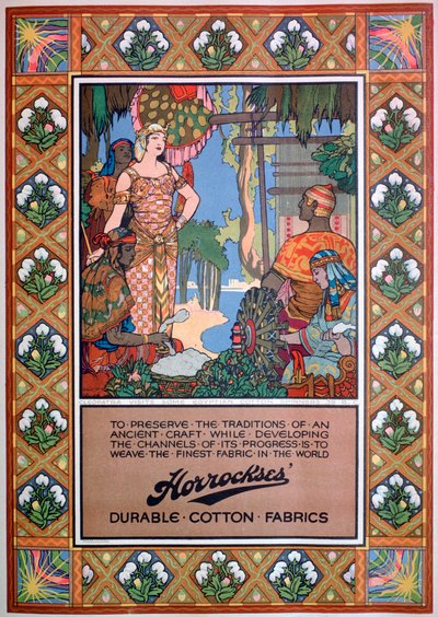 A Horrockses szövetek hirdetése, 1920 alkotó: Unbekannt