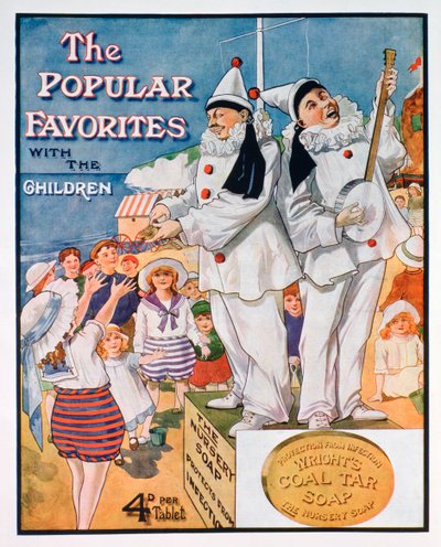 A Wrights kőszénkátrány-szappan reklámja, 1914 alkotó: Unbekannt