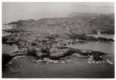 Oginohama, Japán légi felvétele egy Zeppelinről, 1929 1933 alkotó: Unbekannt