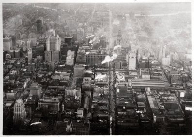 Philadelphia (Pennsylvania, USA) légi felvétele egy Zeppelinről, 1928 1933 alkotó: Unbekannt