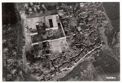 Egy falu légi felvétele, Egyiptom, 1931, 1933 alkotó: Unbekannt