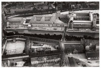 A müncheni Deutsches Museum légifelvétele egy Zeppelinről, c1931 1933 alkotó: Unbekannt