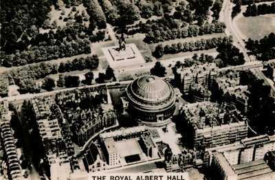 A Royal Albert Hall légi felvétele, 1939 alkotó: Unbekannt