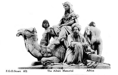 Afrika, Albert Memorial, London, XX. század alkotó: Unbekannt