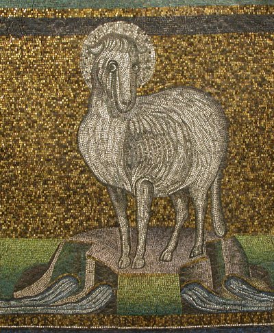 Agnus Dei, bizánci, 20. század eleji eredeti, 6. századi keltezésű. alkotó: Unbekannt