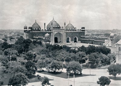 Agra. A Jumma Musjid, 1910. alkotó: Unbekannt
