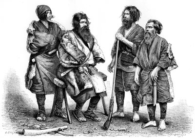Ainu nép, Japán, 1895 alkotó: Unbekannt