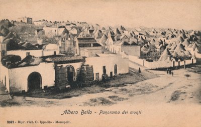 Albero Bello - A hegyek körképe, 1910. alkotó: Unbekannt