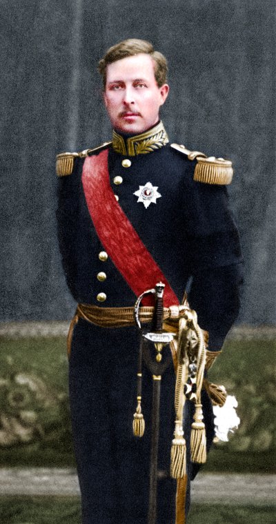I. Albert 1875-1934, a belgák királya 1909-től, katonai egyenruhában alkotó: Unbekannt