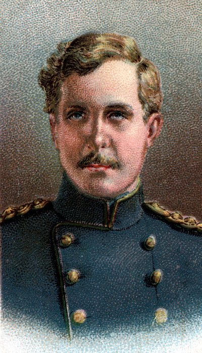 I. Albert 1875-1934, a belgák királya 1909-től, katonai egyenruhában, 1917 alkotó: Unbekannt