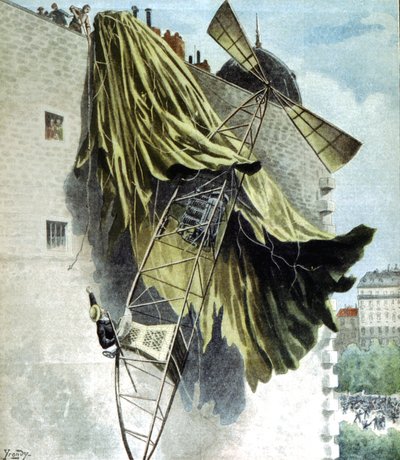 Alberto Santos-Dumont 1873-1932 brazil repülő, sikertelen kísérlet a Deutsch-díjra alkotó: Unbekannt