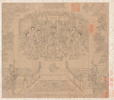 Album taoista és buddhista témákról, 1200-as évek. alkotó: Unbekannt