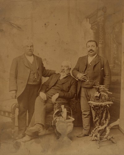 A Boyd család három tagjának albumlenyomata, 1890-1930. alkotó: Unbekannt