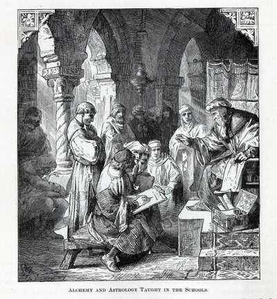 Az iskolákban tanított alkímia és asztrológia, 1882 alkotó: Unbekannt