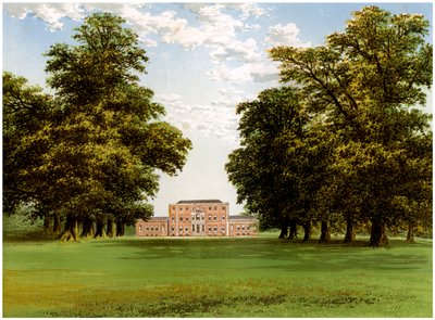 Aldby Park, Yorkshire, a Darley család otthona, 1880 alkotó: Unbekannt