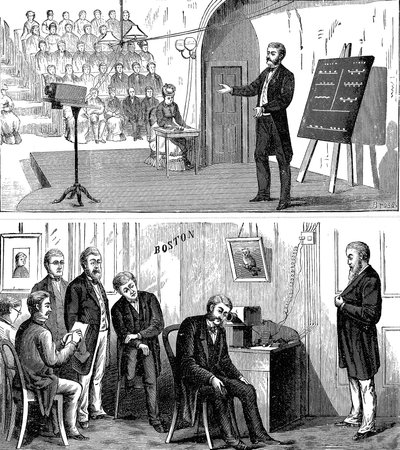 Alexander Graham Bell 1847-1922, skót származású amerikai feltaláló, 1877 1890 alkotó: Unbekannt