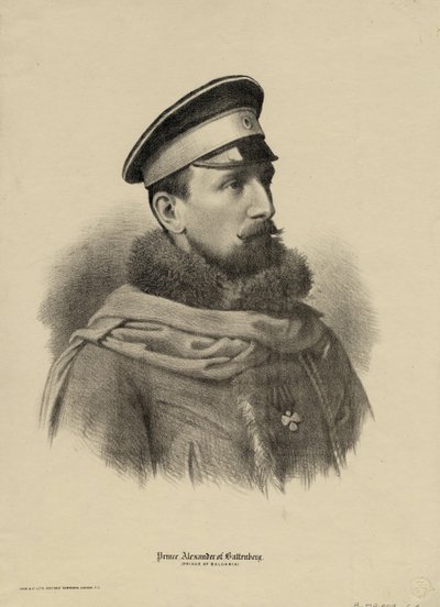 Sándor József 1857-1893, bolgár herceg, 1880 alkotó: Unbekannt