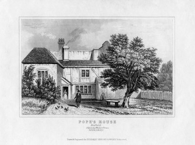 Alexander Popes House, Binfield, Berkshire, 19. század közepe alkotó: Unbekannt