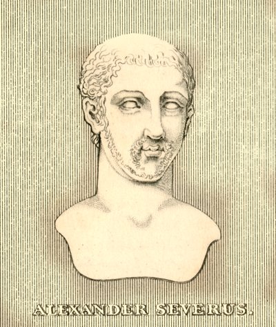 Alexander Perselus, c208-235, 1830. alkotó: Unbekannt