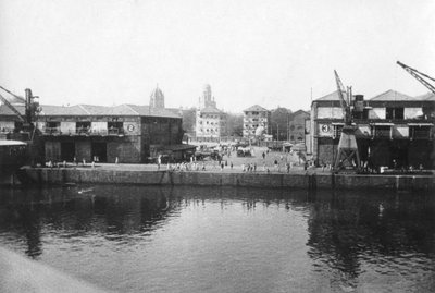 Alexandra Dock, Bombay, India, 1917 alkotó: Unbekannt
