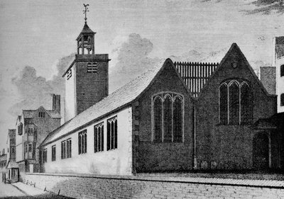 All Hallows Church, London Wall, London City, 1901, 1906 alkotó: Unbekannt