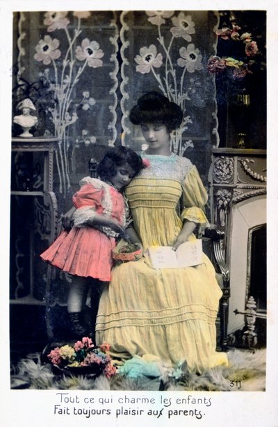 Minden, ami elbűvöli a gyerekeket.., francia képeslap, c1900 alkotó: Unbekannt
