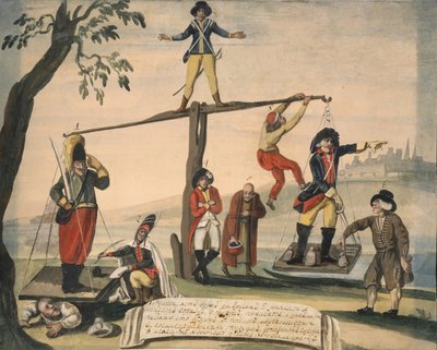 Európa allegóriája 1791-ben, 1791-ben alkotó: Unbekannt
