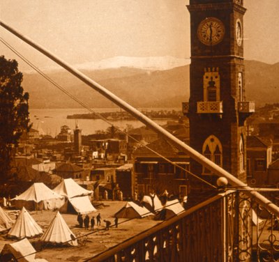 Szövetséges tábor, Thesszaloniki, Görögország, 1914-c1918 alkotó: Unbekannt