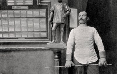 Alphonse Kirchoffer francia vívó, 1904 alkotó: Unbekannt