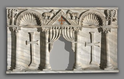 Altar Front, c. 540-600. alkotó: Unbekannt