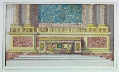 Mensa oltár a Borghese -kápolnához, Santa Maria Maggiore, Róma alkotó: Unbekannt
