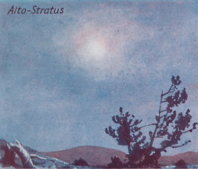 Alto-Stratus – A fő felhőformák tucatja az égen, 1935 alkotó: Unbekannt