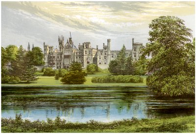 Alton Towers, Staffordshire, Earl of Shrewsbury otthona, 1880 alkotó: Unbekannt