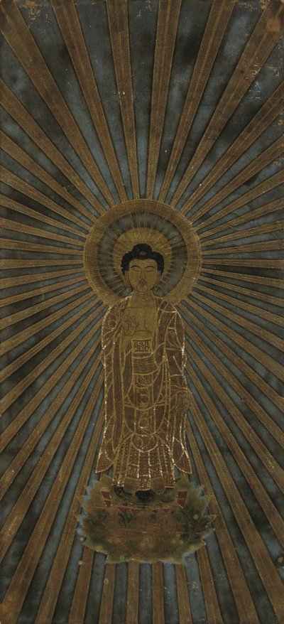 Amida megnyilvánul a célszerű eszközök dharma-testében, 18. század. alkotó: Unbekannt