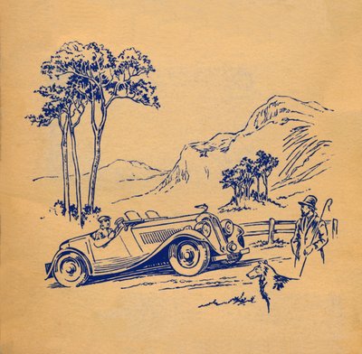 Album of Motor Cars első borítója, 1936 alkotó: Unbekannt