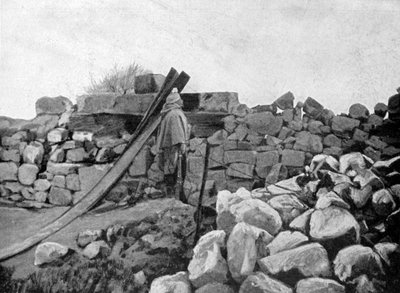 Egy algériai katona őrszolgálatban, Artois, Franciaország, 1915 alkotó: Unbekannt