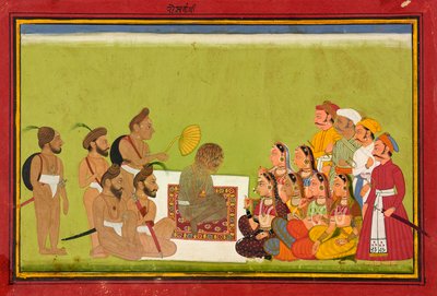 Közönség Rom Rishivel, kb. 1700-1725. alkotó: Unbekannt