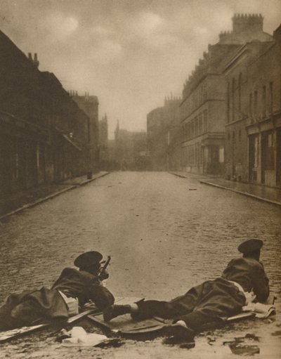 Egy East End epizód: Skót gárda akcióban a Sydney Streeten 1911-ben, 1935. alkotó: Unbekannt