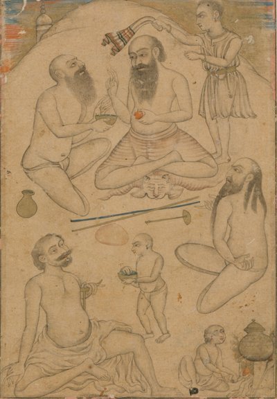 A jógik tábora, kb. 1660. alkotó: Unbekannt