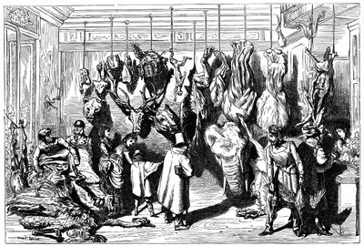 Egy angol hentes, Boulevard Haussmann, Párizs, 1871 alkotó: Unbekannt