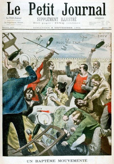 Eseménydús keresztelő, 1901 alkotó: Unbekannt