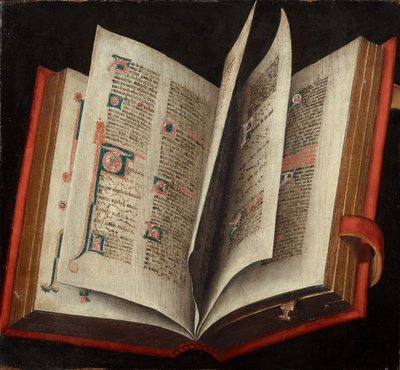 Felnyitott liturgikus könyv alkotó: Unbekannt