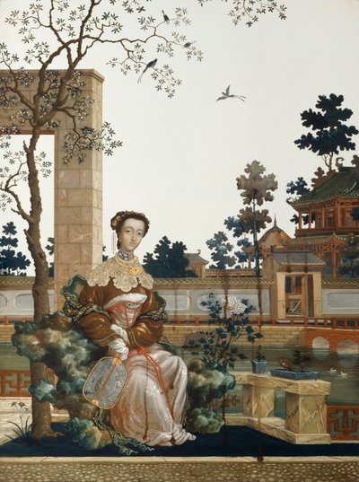 "An Oriental Beauty", kínai, 1760 alkotó: Unbekannt