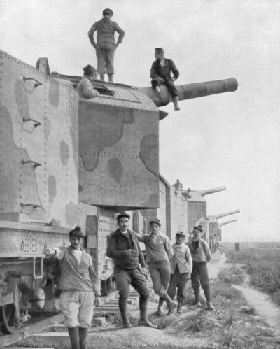 Páncélvonat üteg, 1918 alkotó: Unbekannt