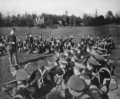 Szabadtéri előadás az oxfordi Parksban, 1915 alkotó: Unbekannt
