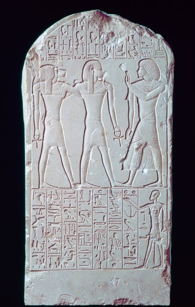 Ókori egyiptomi mészkő sztélé, Kr. e. 16-13 alkotó: Unbekannt