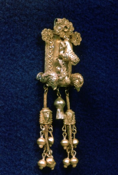 Ókori görög templomi medál, ie 630-620 körül alkotó: Unbekannt